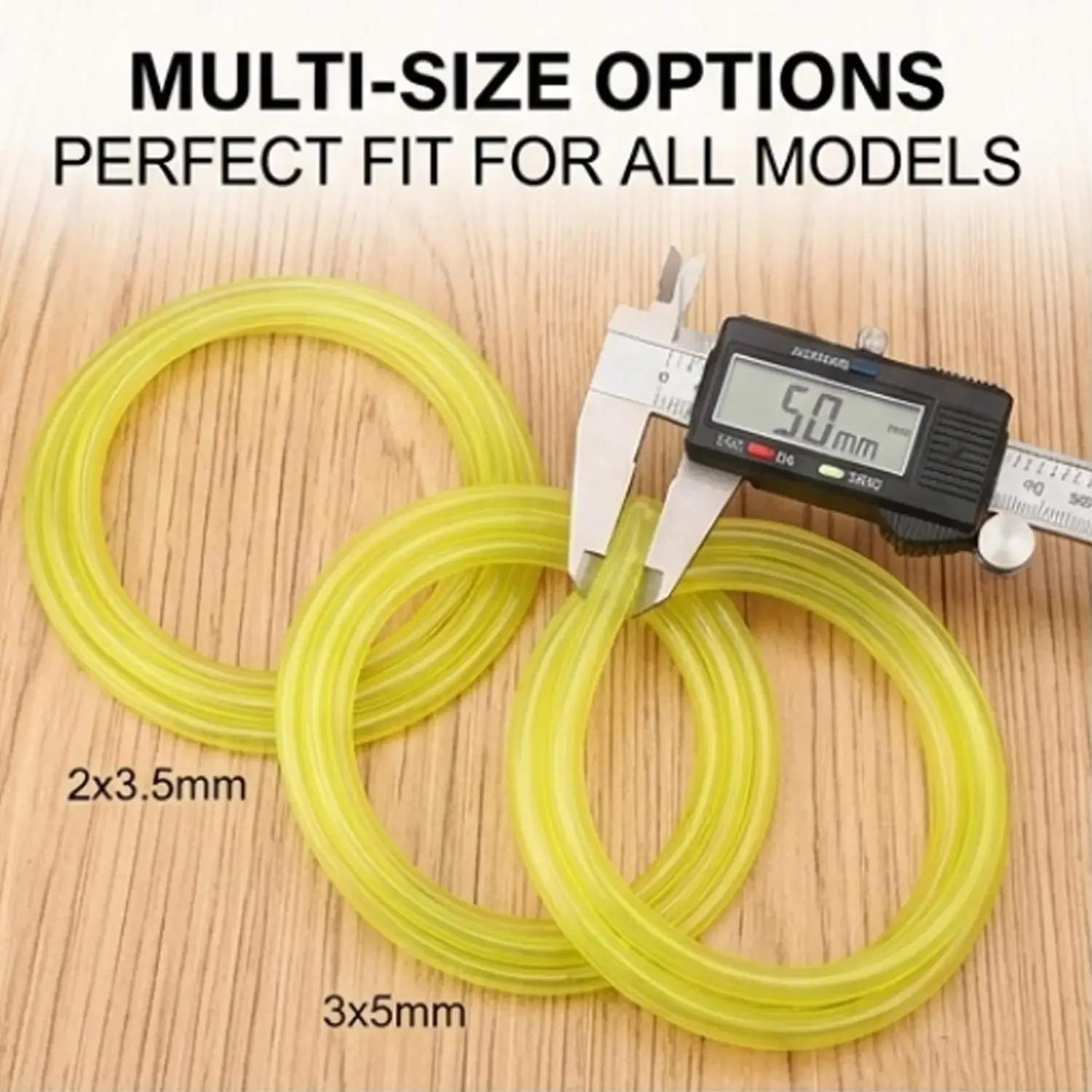 10/1M Universal-Kraftstoffleitungsschlauch-Sets, 4 Größen, Ersatz-Gas-Kraftstoffschlauch für Kettensäge, Rasentrimmer, Gebläse, Gartenzubehör – Detail 7