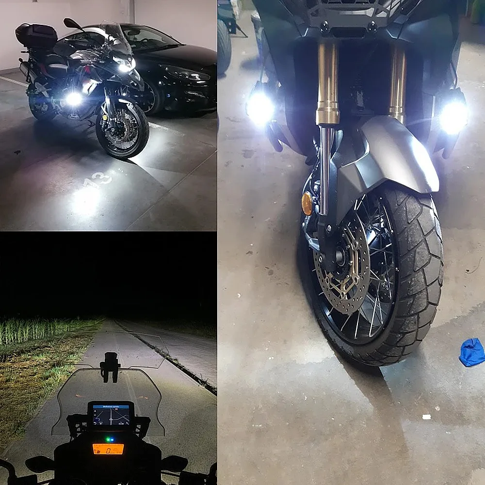 LED Auxiliary Fog Lights For BMW R1200GS ADV R1300GS F800GS F700GS F650GS K1600B Motorcycle Driving Lamp Universal Accessories - Image 2
