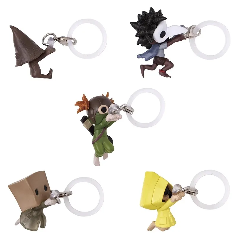 

Bandai Genuine 5Pcs Gashapon めじるしアクセサリー Little Nightmares Toys For Kids Gift Collectible Model Ornaments