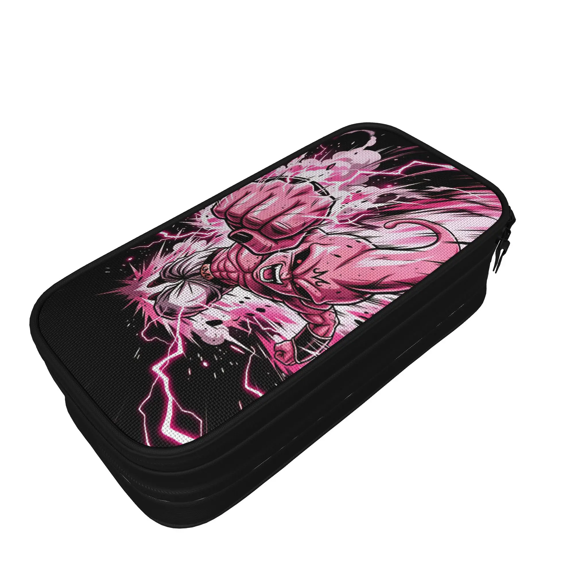Cute Pencil Case Pinks Monster  Pencil Box Dragon-Balls School Pencil Cases Kids Canvas Graphic School Stationery