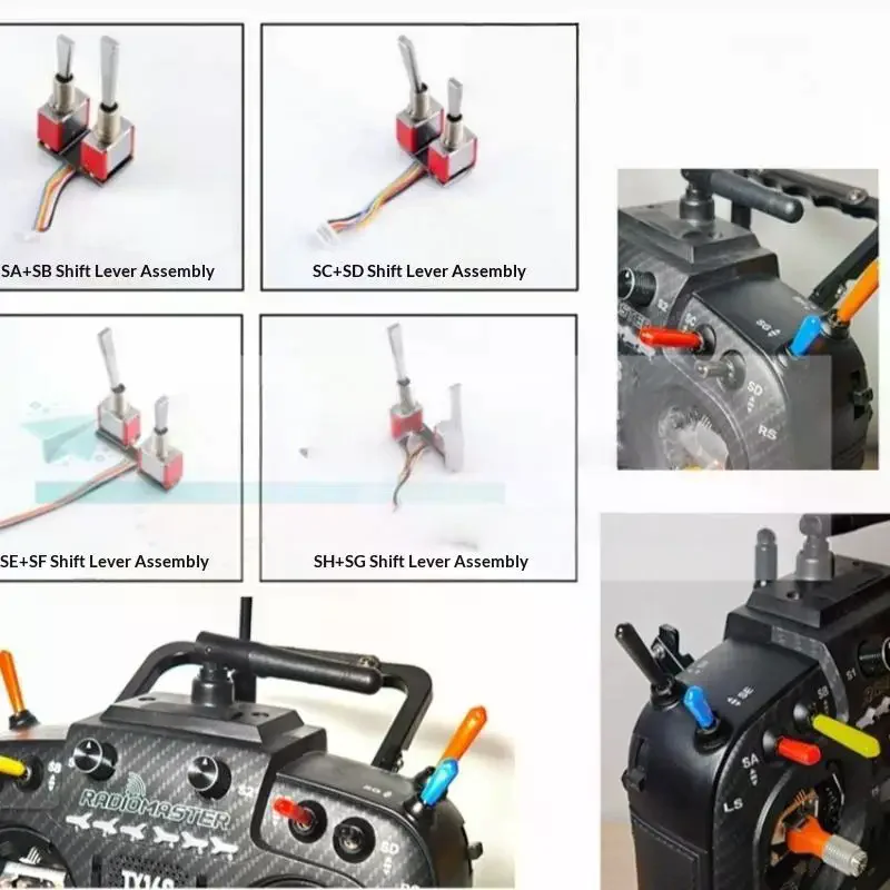 1Pcs RC Drone Aircraft Parts TX16S Remote Control Switch SASB SCSD SESF SHSG Side Grip Accessories