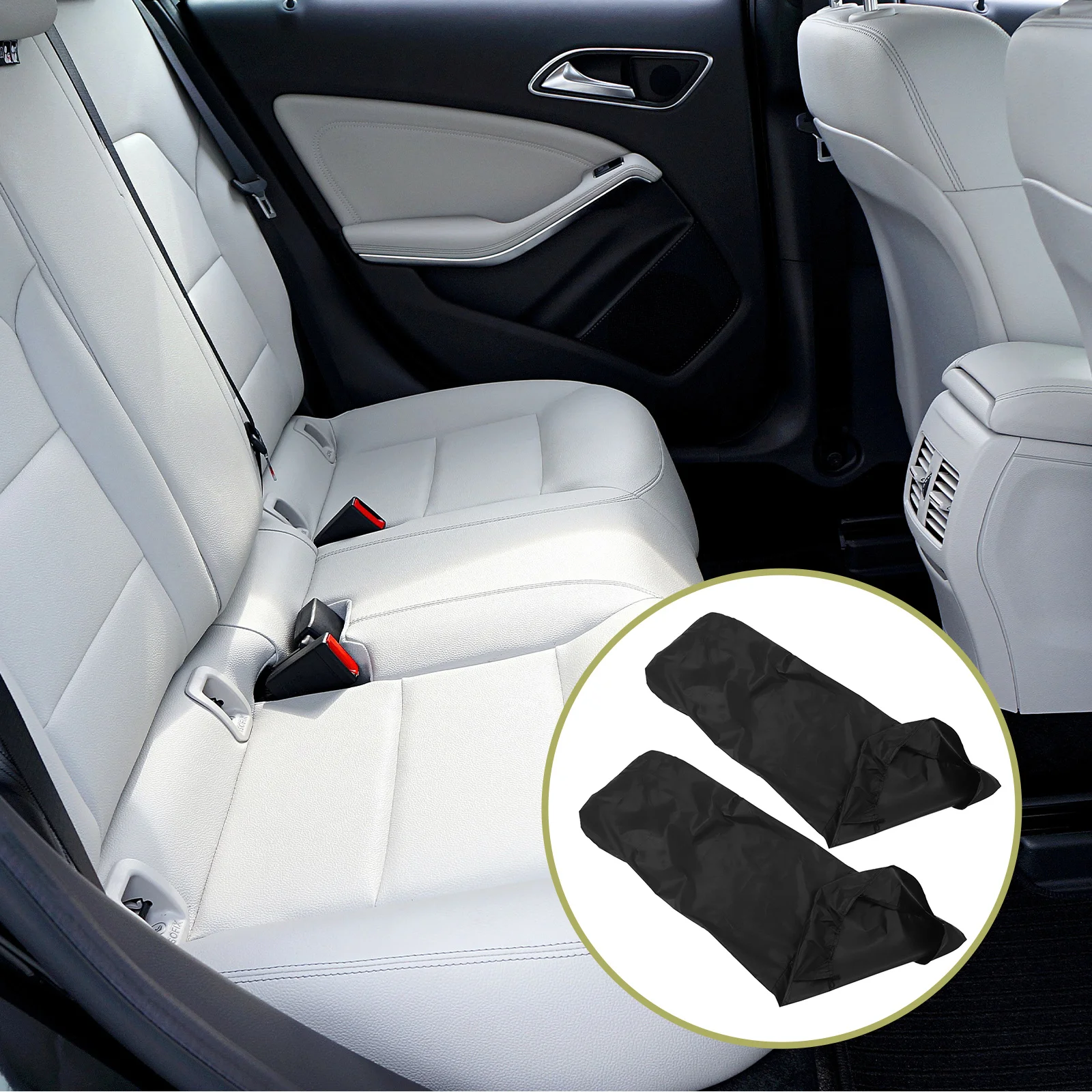 

2 Pcs Car Seat Automotive Protector Driver Cover Rear Seats Covers Front Protectors