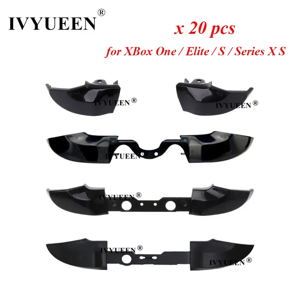 IVYUEEN 20 PCS for Xbox One S Elite Controller RB LB Bumper Trigger Buttons Mod Kit for XBox Series X S Gamepad Game Accessories