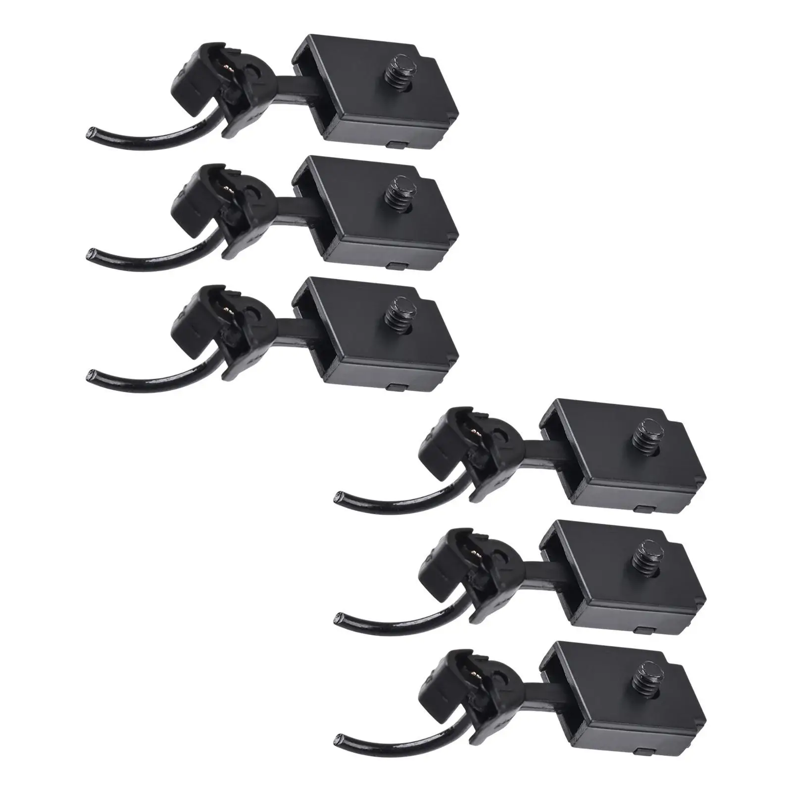 

6 Pieces Train Coupler Hook Box Set Couplers Universal HO Scale Hook Train Hook Hobby Train Accessory for 1/87 Model Train DIY