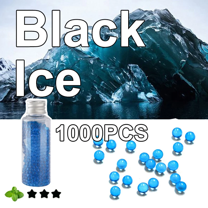 New 1000pcs DIY Cigarette pops beads Fruit Flavour Mint Black ice Flavor Cigarette filter pops balls Pusher Smoking Accessories