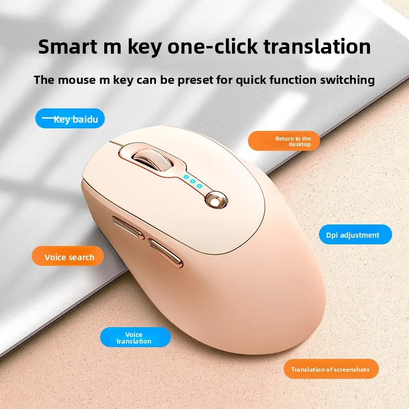 M7 voice mouse intelligent AI silent office translation multi-function bluetooth voice-activated typing translation writing PPT