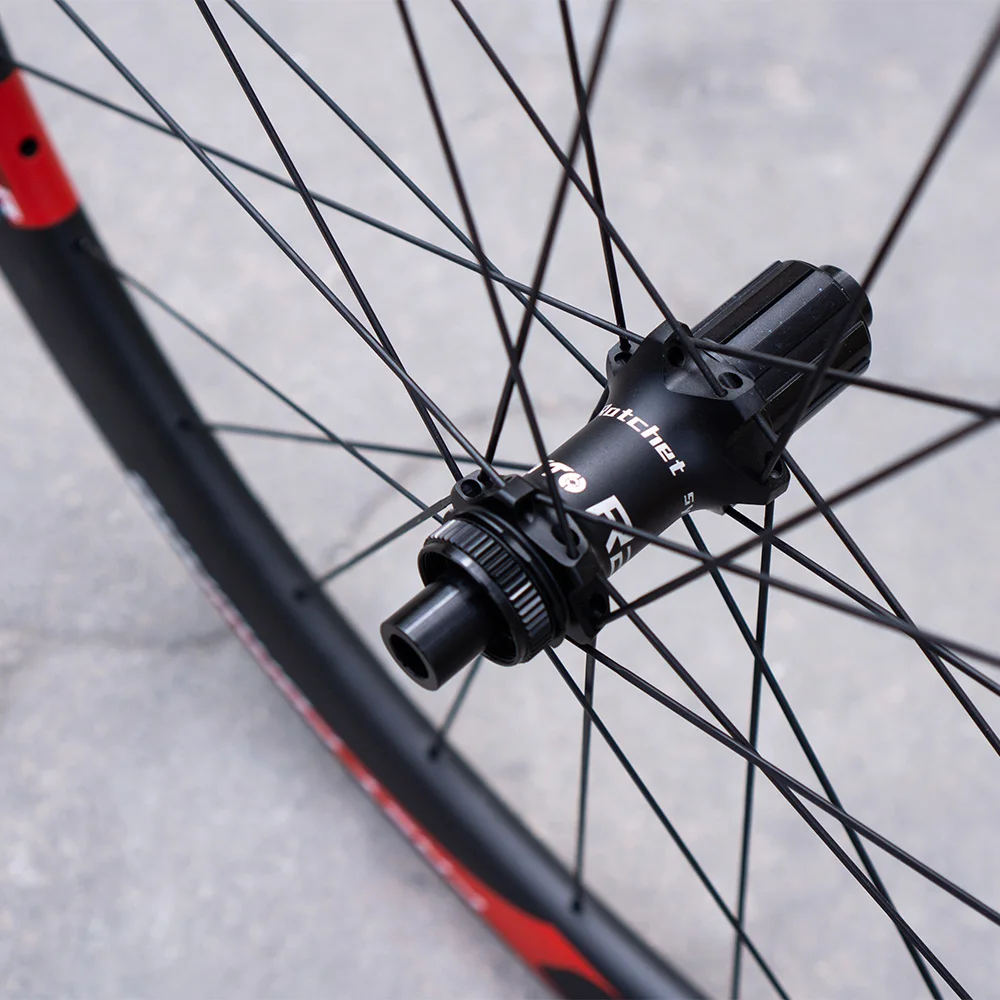 ZTTO R2 Road Bike Disc Brake 36T Star Ratchet Hub 12x142 DT Straightpull 24Hole Maza Ultralight Lock Center Bicycle Thru Axle QR