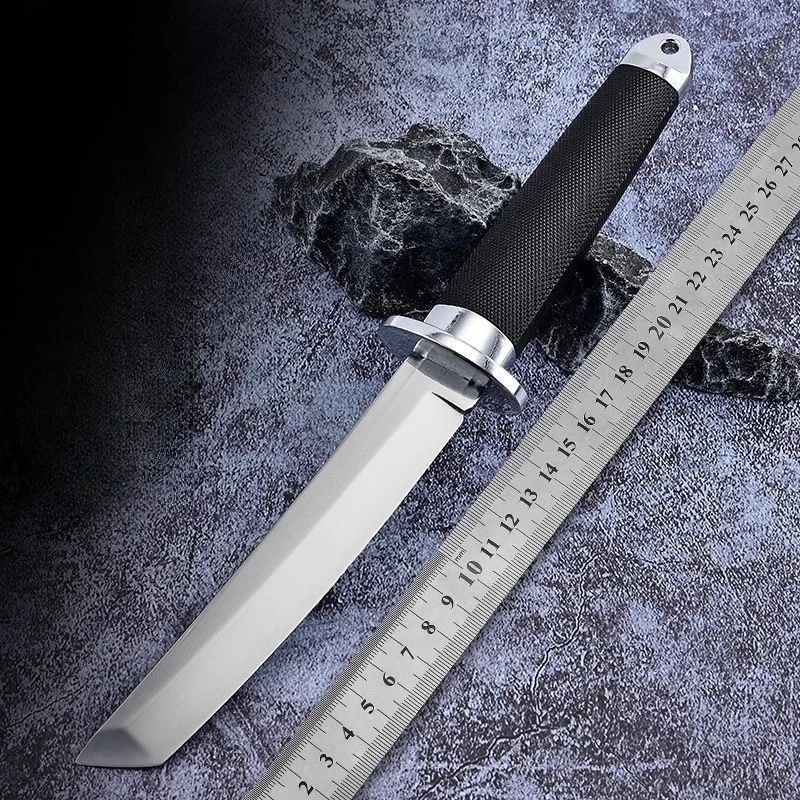 Samurai Style Kitchen Knife Professional Survival Knife Sleeve for Cutting Meat and Fruits Multi-functional Bone Removal Knife