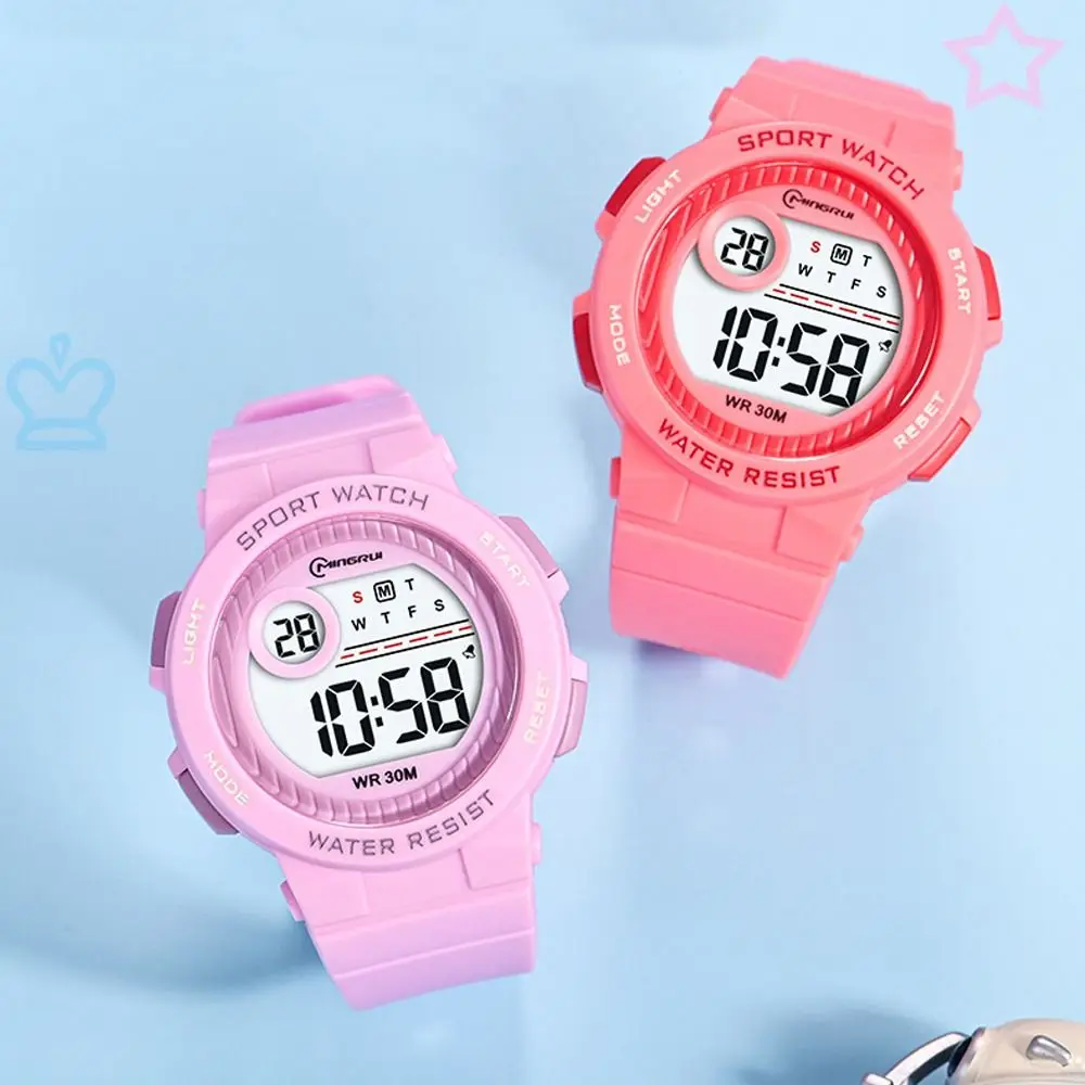 Novo relógio esportivo luminoso multifuncional casual relógios de pulso natação à prova dwaterproof água relógio eletrônico