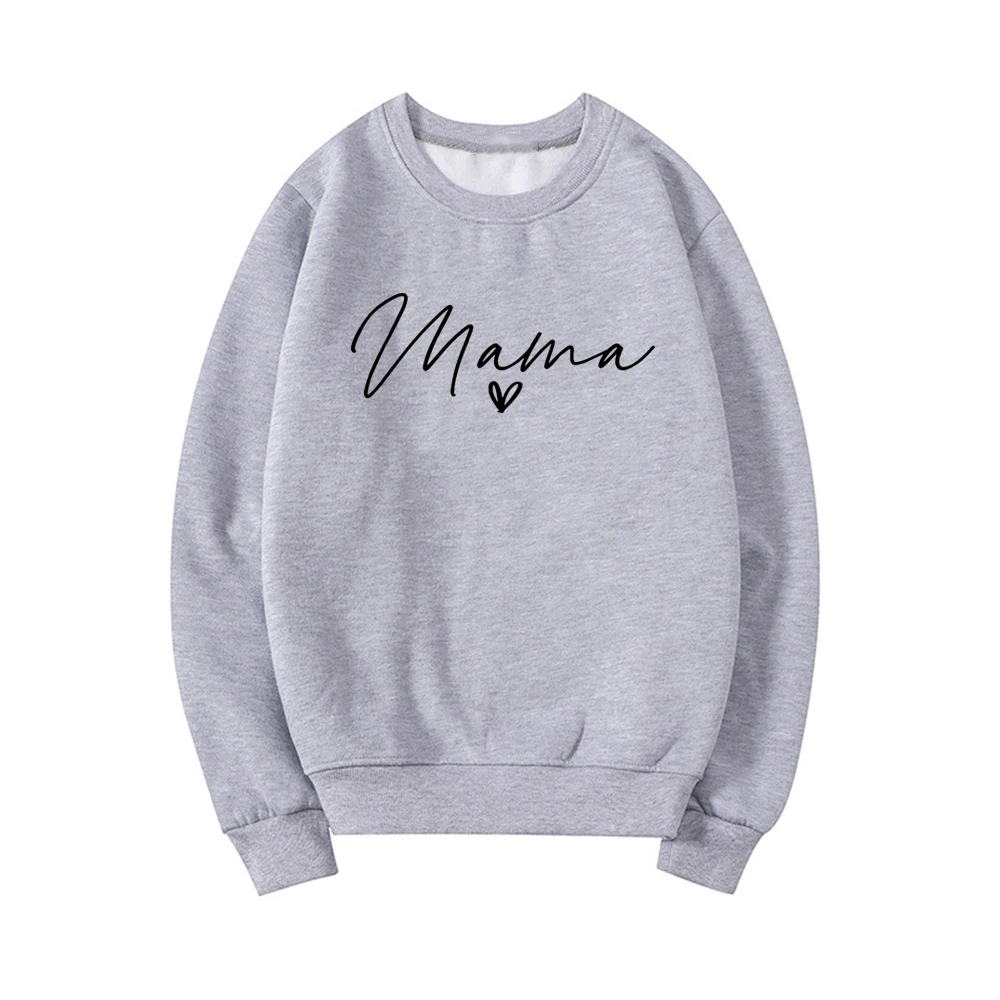 Mama Sweatshirt Pregnancy Reveal Sweatshirts Mama To Be Sweatshirt Gift for Mom Women Long Sleeve Pullovers Graphic Hoodies Tops