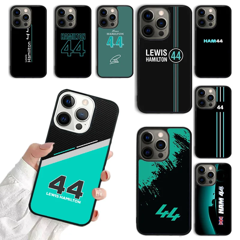 F1 Lewis Hamilton 44 Phone Case for iphone 16 15 14 12 13 mini PLUS XS XR 11 PRO MAX Back Fundas coque Cover Shell