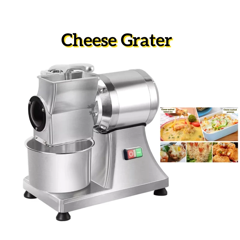 Electric Grater for Grating Hard Cheese Chocolate Nuts 40KG/H Multifunctional Cutting Parmesan Cheese Machine