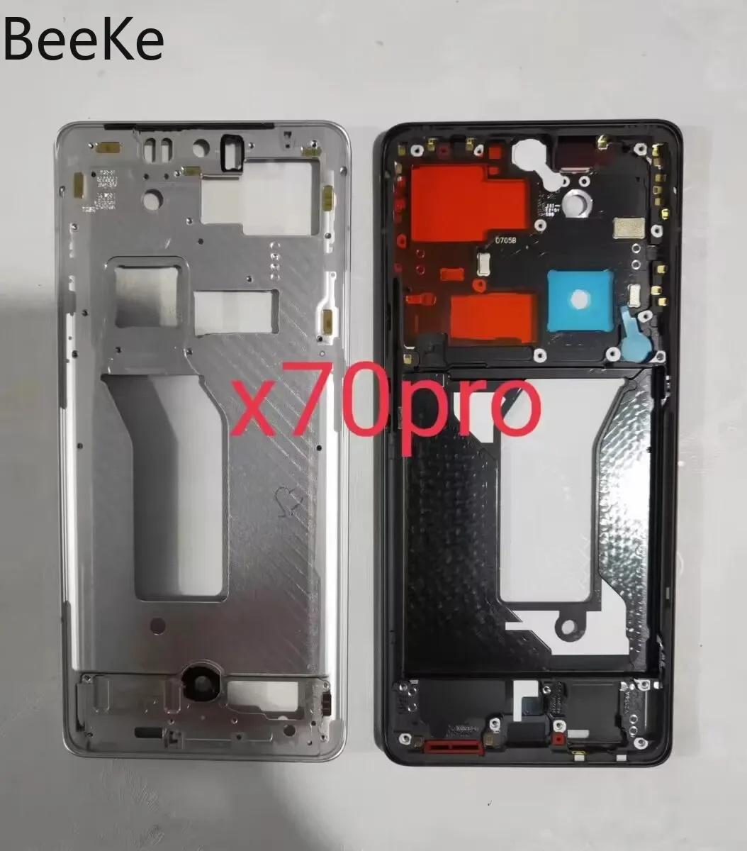 Middle Frame Original For ViVO X70 Pro X70 Pro+ Plus Mid Bezel Front LCD Plate Display Screen Holder Housing Replacement Parts