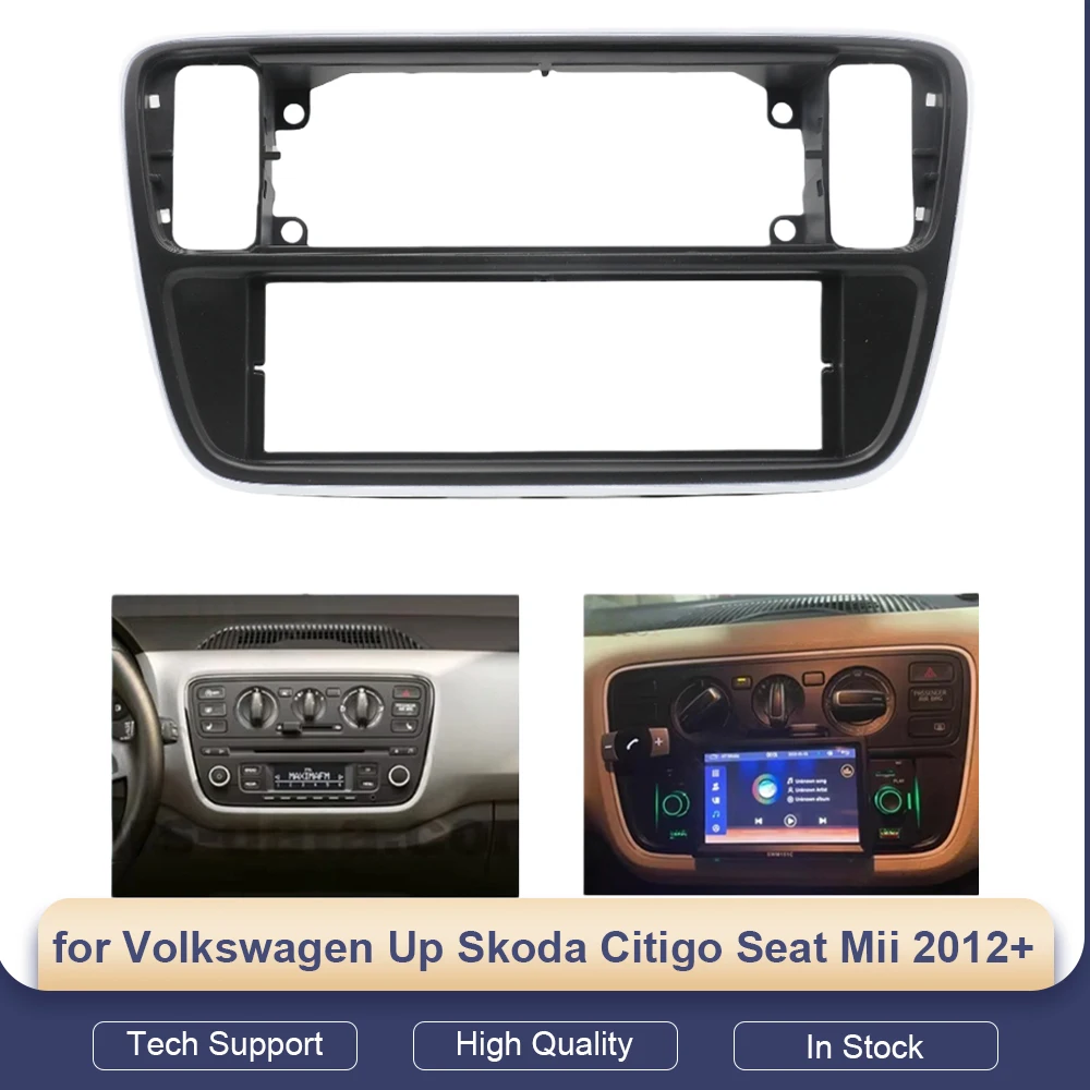 

Single Din Car Dash Kit for Volkswagen Up Skoda Citigo Seat Mii 2012+ Frame Radio Panel Fascia Plate