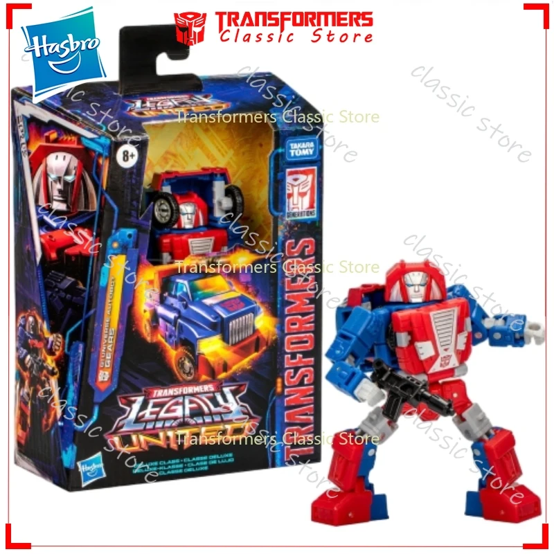 Op voorraad Klassiek Transformers Toys Legacy United Deluxe Class G1 Universe Autobot Gears Cybertron Actiefiguren Collectible