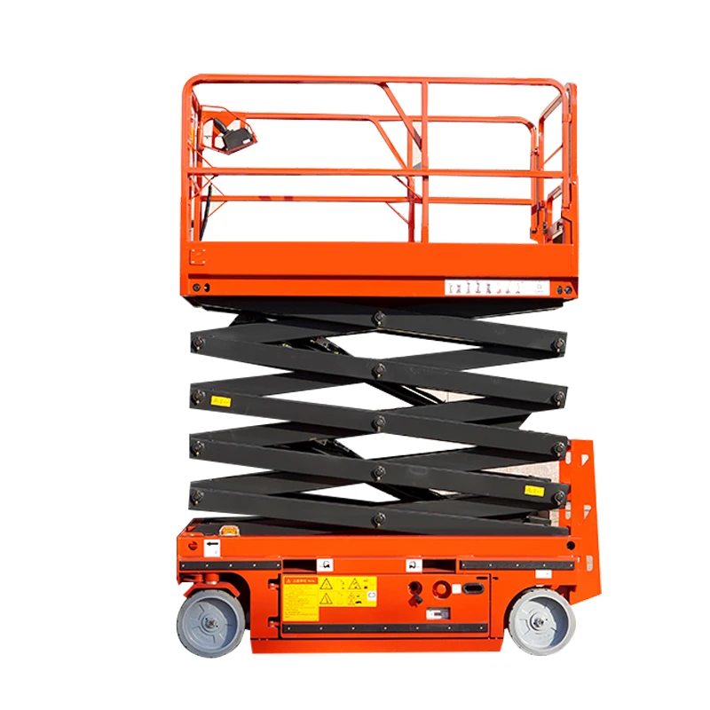 6m 8m 10m 12m Scissor Lift Portable Scissor Lift Elevator Movable Hydraulic Aerial Lifting Platform