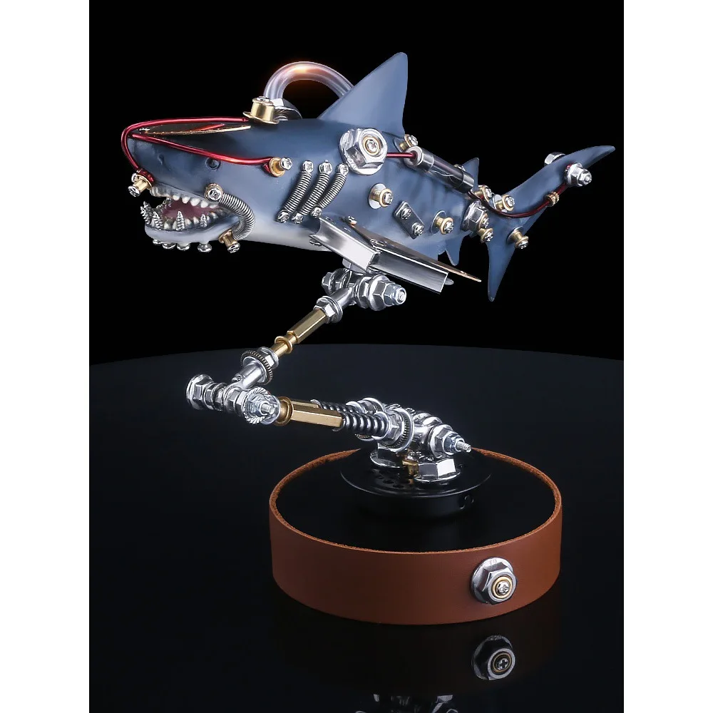 

Mutant Beast Model - Chinese Cyberpunk Shark & Dinosaur Figure, Utopian Mechanical Art