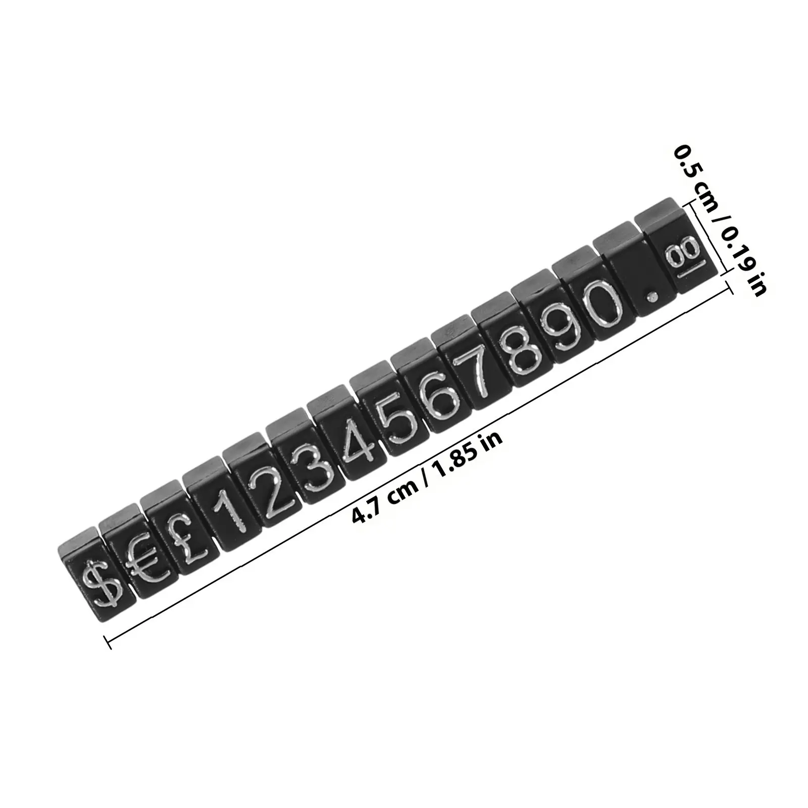 10Sets Price Cube Display Tags Adjustable Retail Price Display Blocks for Jewelry Watches Clothing Bakery Fruit Vegetable - view 3