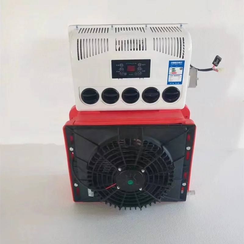 Van Truck Cabin Sleeper AC Unit 24v Battery Powered 12 Volt Split Parking Air Conditioner 12v