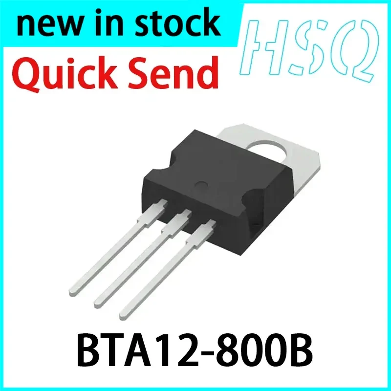 10PCS New BTA12-800B BTA12800B TO220 Bidirectional Thyristor Switch 12A 800V