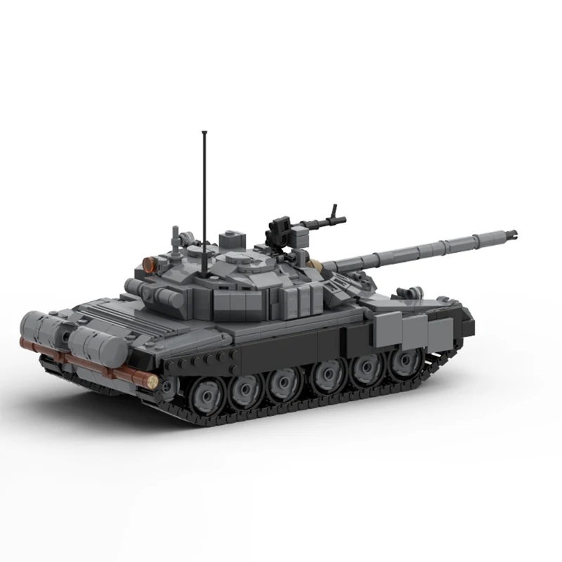 MOC Russian Army T-72B3 Main Battle Tank Model Building Block Kit Military Armored Vehicles Bricks Toys Kid Gifts