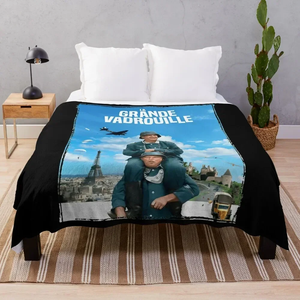 

Music Vintage Retro La Grande Vadrouille Vintage Photograp Vintage Throw Blanket Versatile Cozy Throw Blanket for All Occasions