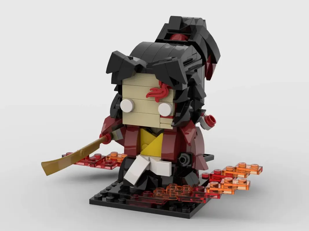 

Декомпрессионная игрушка-головоломка, строительные блоки DYI, совместимые с MOC, плагин Demon Slayer Blade, собранные строительные блоки, собранные игрушки