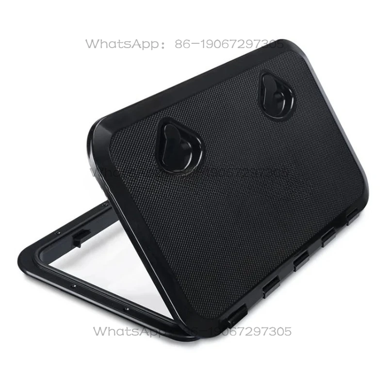 Deck Access Hatch Cover for Marine Boat Yacht  White Anti-skid Hand  Plastic Door 440x315mm