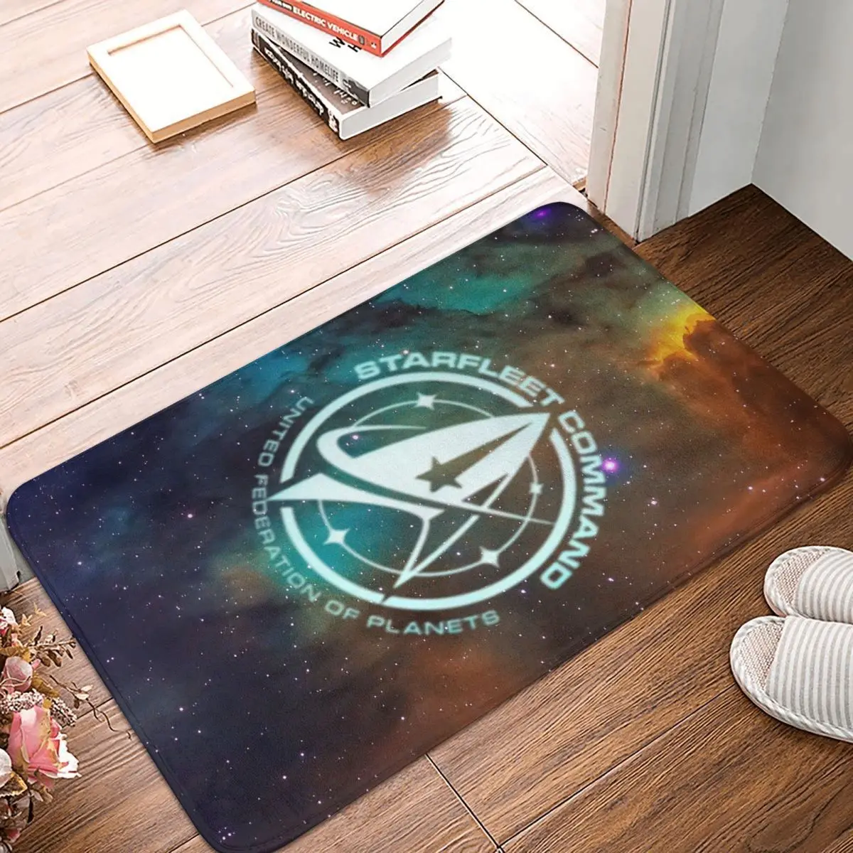 Star Treks Science Fiction TV Series Doormat Kitchen Entrance Home Floor Mat Non-slip Carpet Rug for Bedroom Footpad Mats