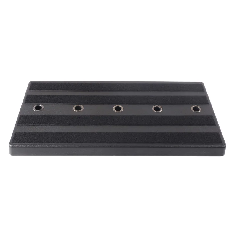 Rockhouse Guitar Pedal Board High-hardness PE Pedal Board with Compartment 11 Hole Storage Power Cord Lightweight Pressure