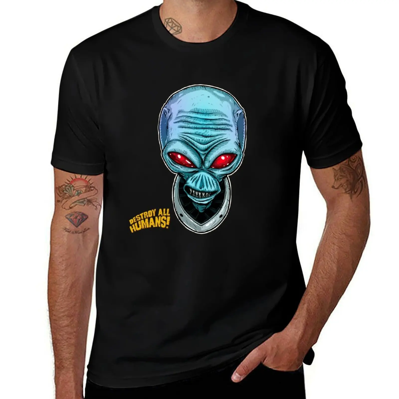 

Crypto, destroy all humans. T-Shirt Big Size Simple T-Shirt