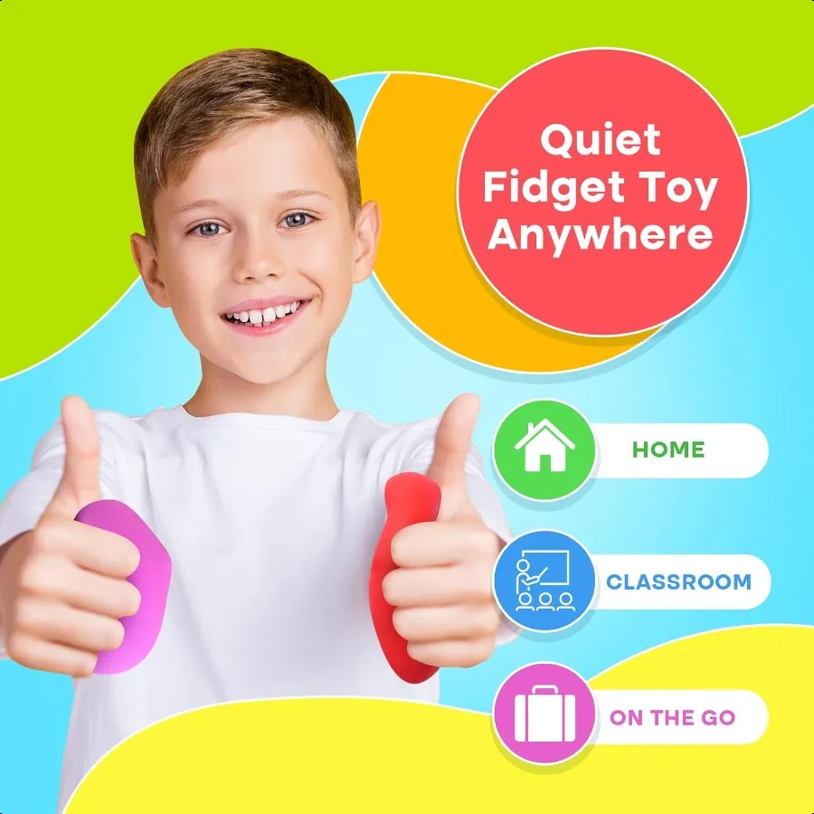 Confezione da 24 mini cubi a vita lenta: giocattoli elasticizzati per alleviare l'ansia, giocattoli squishy per pasta, sfusi per la scatola dei premi in classe