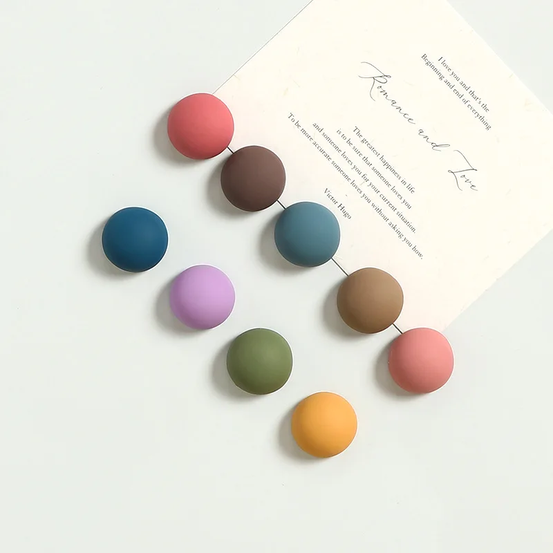 

2Pcs Pure Color Refrigerator Magnet Resin Magnet Blackboard Whiteboard Fixed Sticker Photo Message Magnet Magnetic Sticker