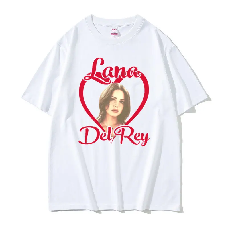 Lana Del Rey Love Graphics Tshirt Short Sleeve Summer Men Women Art Aesthetic T Shirt Tops Unisex Oversized Harajuku Streetwear