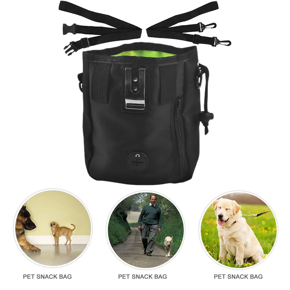 

Dog Treat Bag Premium Nylon Material Large Capacity Drawstring Closure Multi-Function Pet Training Supplies Dog Treat Pouch