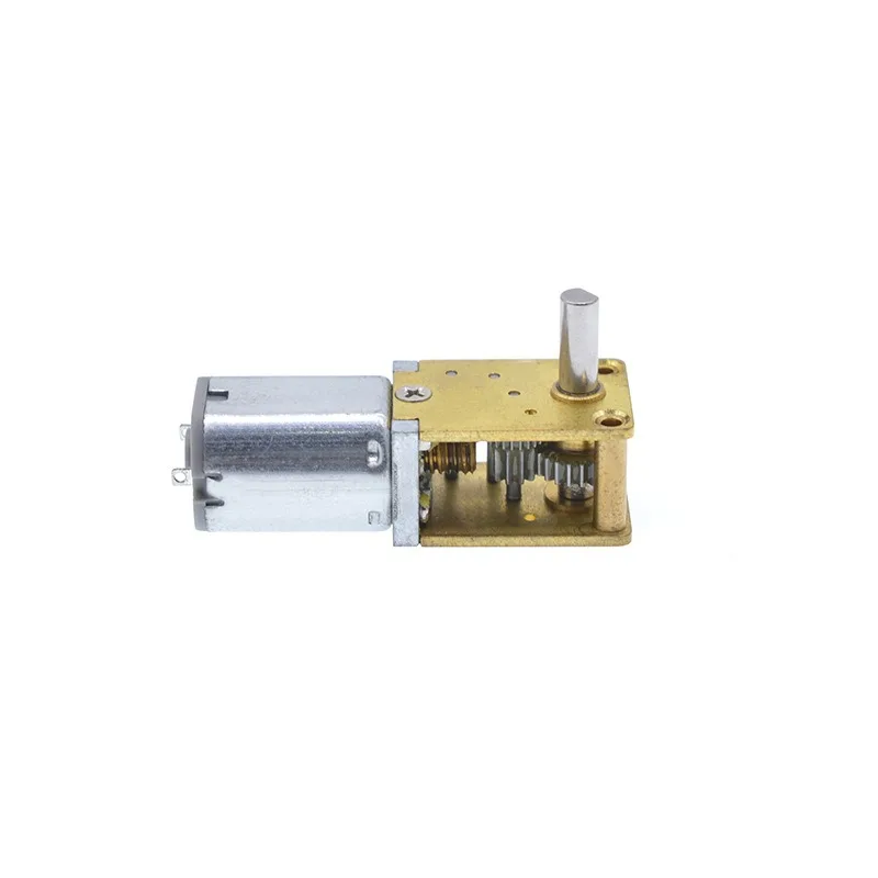 For worm gear 1218-N20 reducer motor, intelligent trolley 3V6V12V micro gear low speed motor