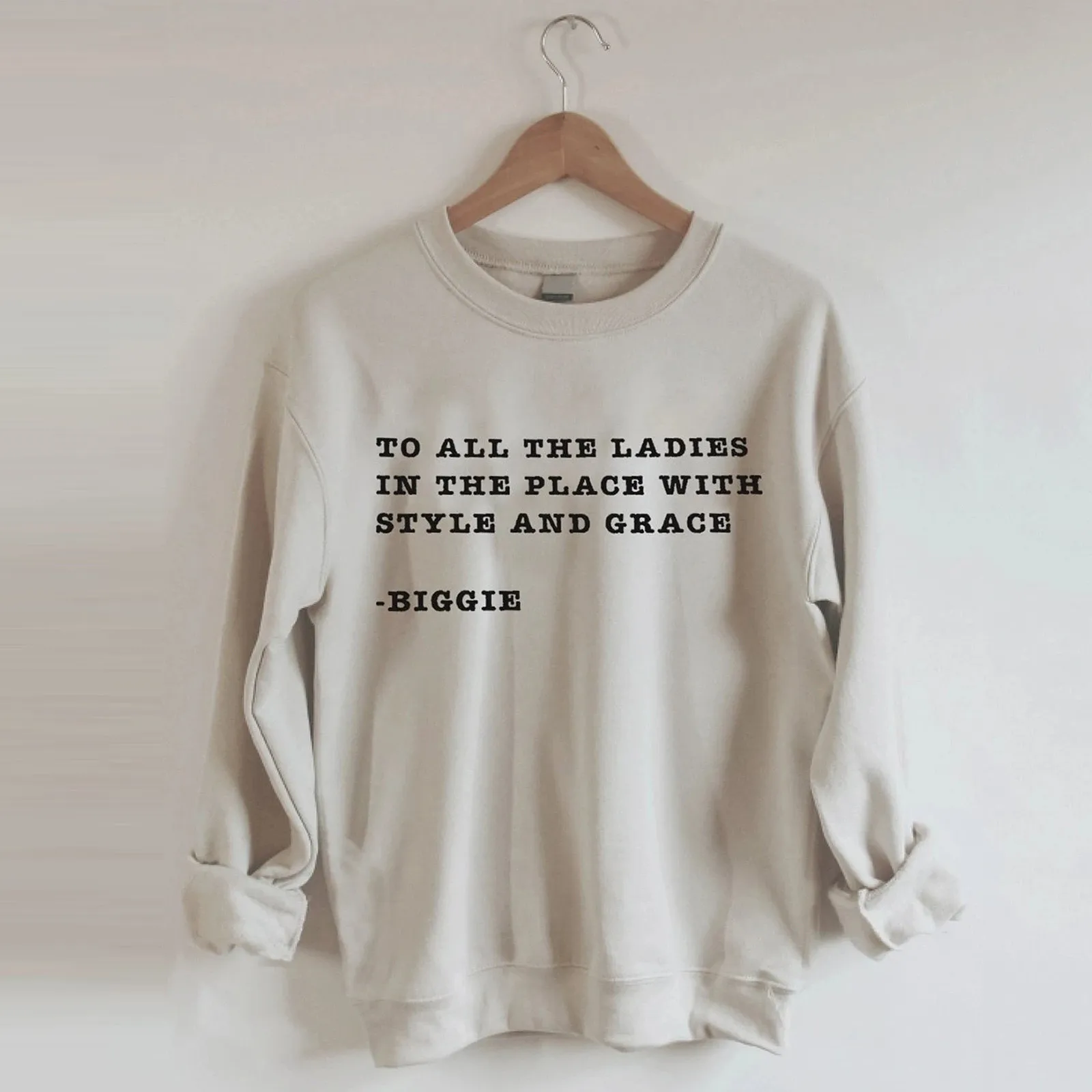 

2024 New Fashion Womans Sweatshirt Y2K Casual Letter Printed Pullover Loose Warm Crewneck Hoodies Casual Female Clothing