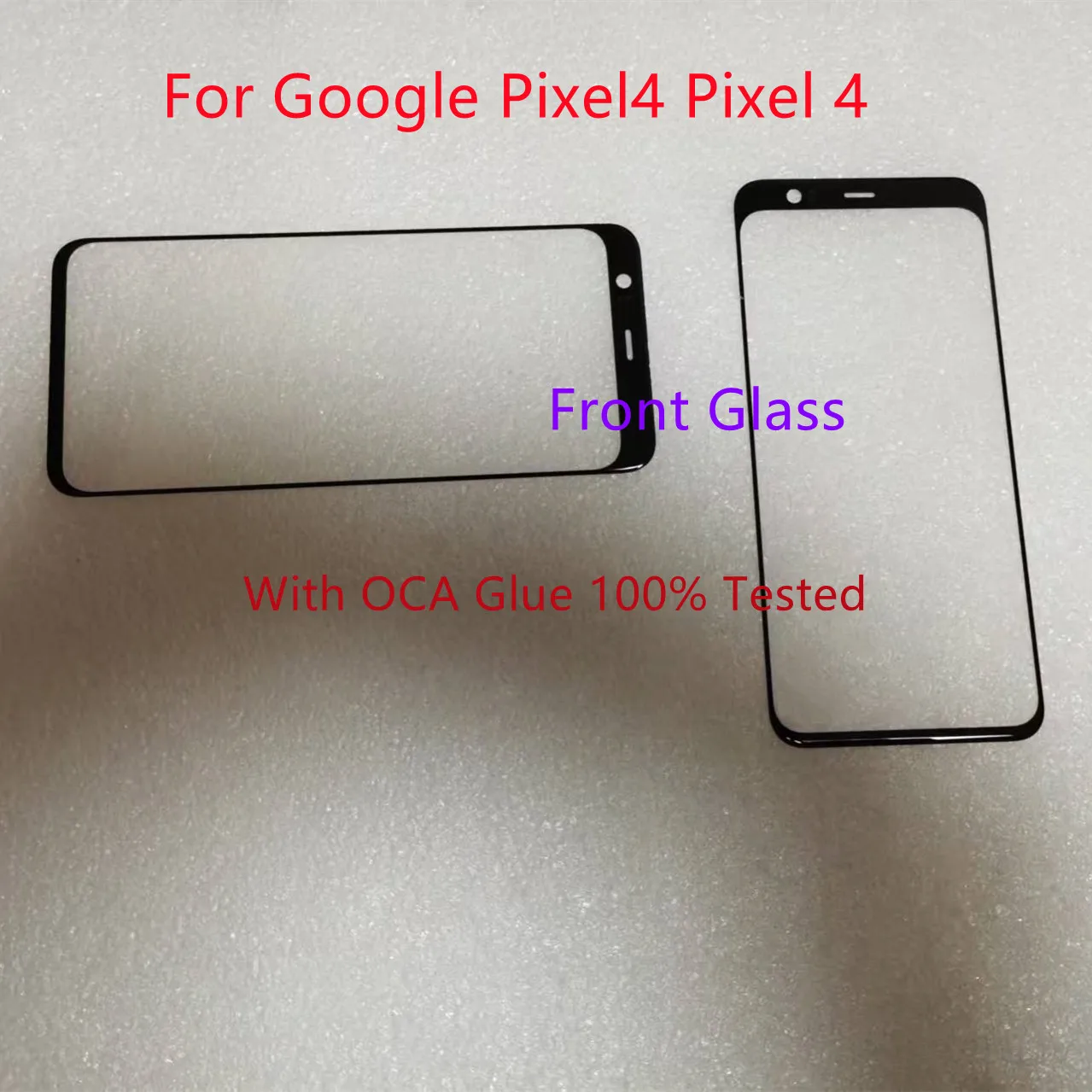 New 5.7'' Inch For Google Pixel 4 Pixel4 Front Glass Touch Screen LCD Outer Panel With OCA Glue Tested