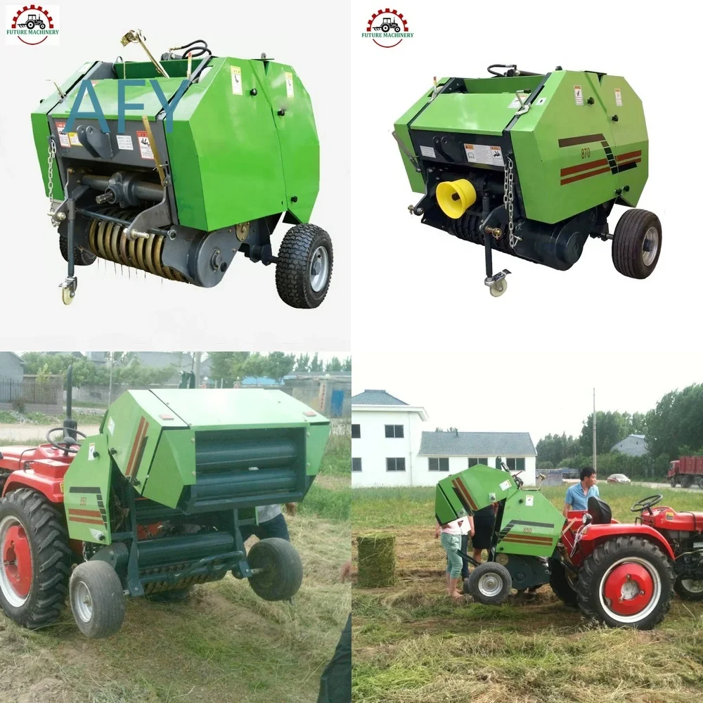 Mini Round Baler Machine for Farm Implement TractorHayBalingEquipmentforYK-0850AgriculturalMachineryFarmingToolCropPay a deposit