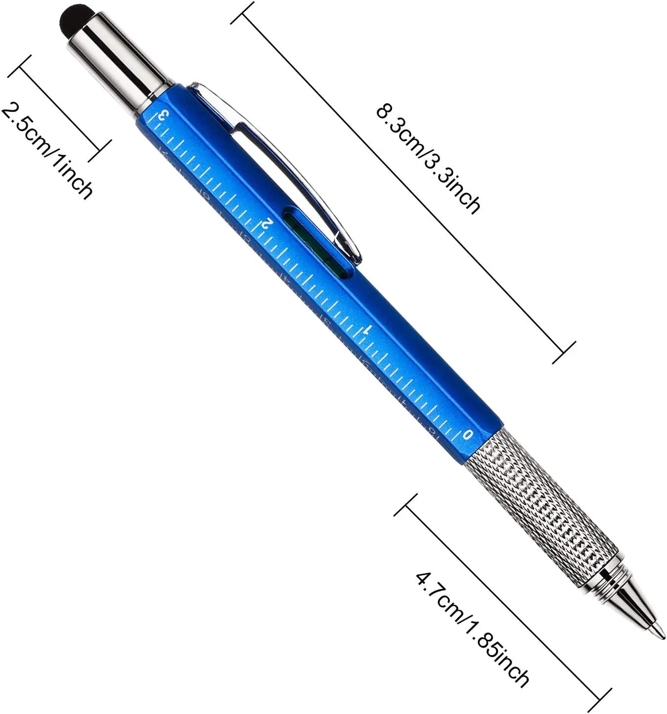 5Pcs 6 in 1 Multitool Pen Gift for Men, Stocking Stuffers for dad