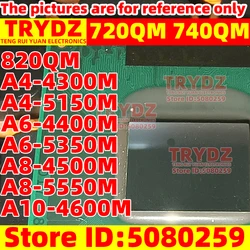 1pcs 720QM 740QM 820QM A4-4300M A4-5150M A6-4400M A6-5350M A8-4500M A8-5550M A10-4600M