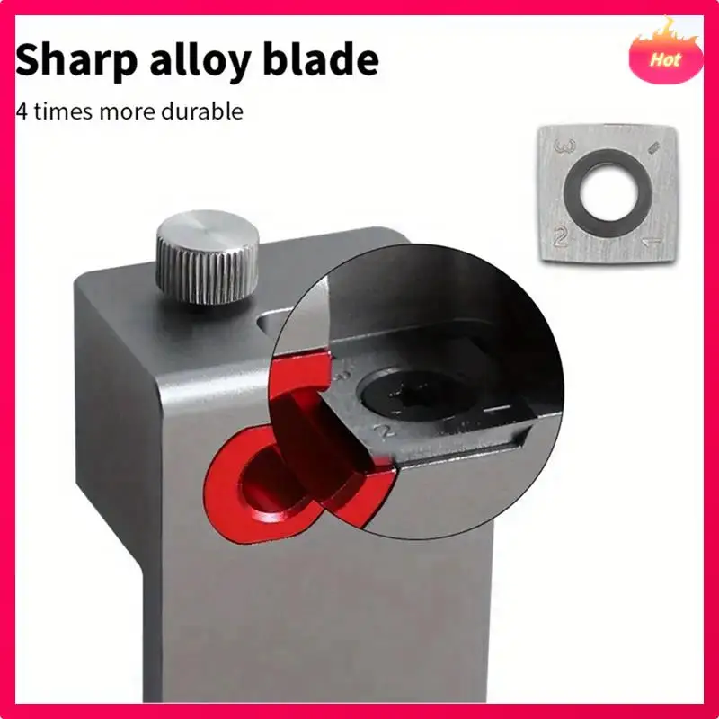 Nuovo tassello Maker Jig Tenon Tassello Spina Taglierina con lama in lega Posizionatore guida per trapano regolabile per la produzione di bastoncini di legno