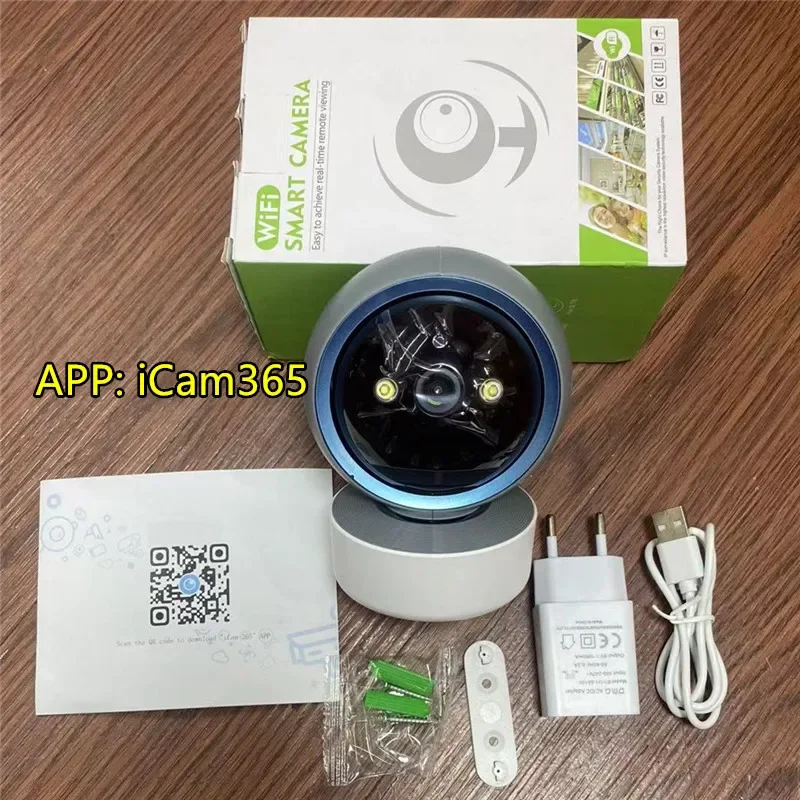 iCam365  Wifi IP Camera Indoor Two Way Audio CCTV Security Surveillance Camera Smart Life Wireless Auto Tracking Baby Monitor