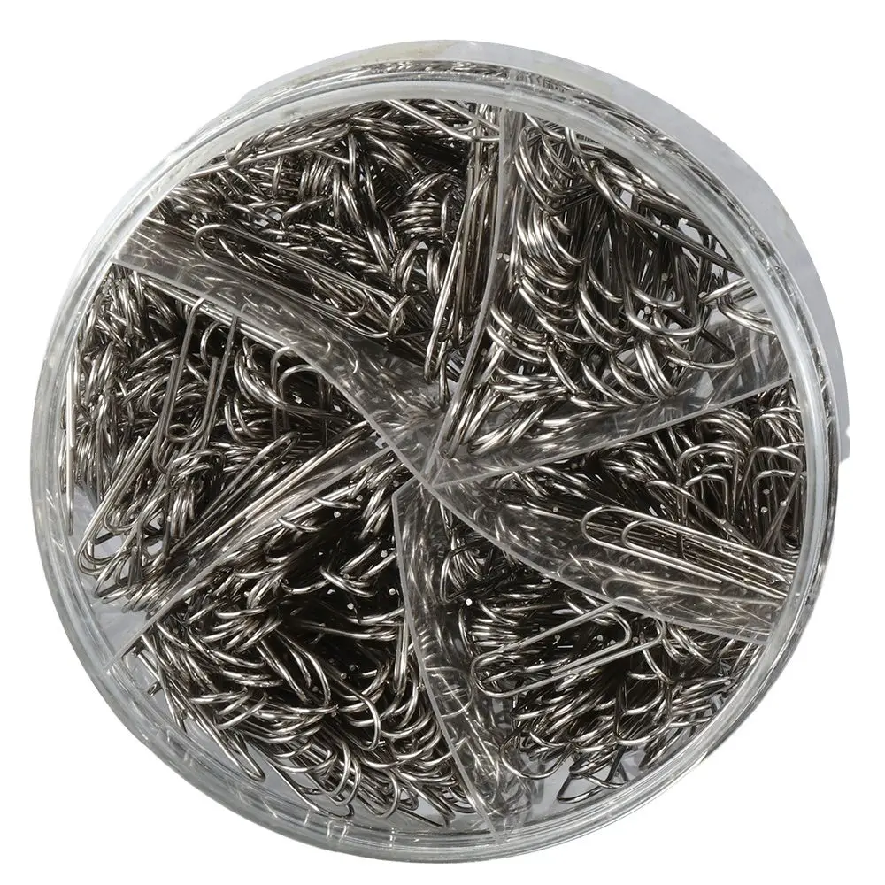 700pcs File Organization Metal Paper Clips Silver Bookmark Binder Clips Office