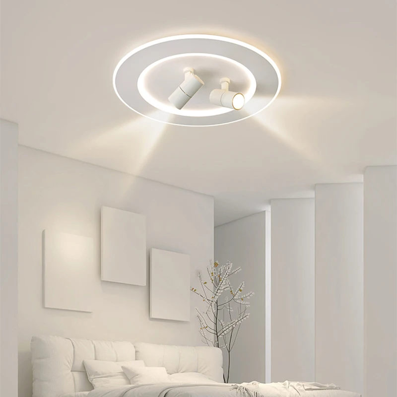 Imagem -02 - Modernas Lâmpadas de Teto Led com Holofotes Lustres para Corredor Sala de Estar Sala de Jantar Vestiário Corredor Home Decor Luminária