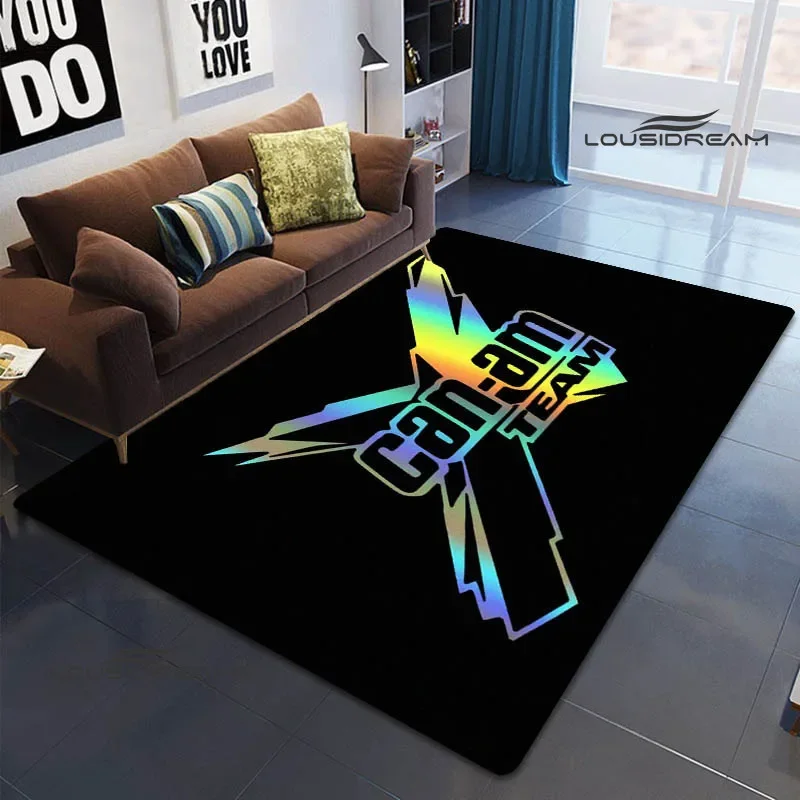 Can-AM motorcycle logo printed carpet Living room bedroom non -slip carpet Yoga mat Outdoor carpet kawaii rug birthday gift