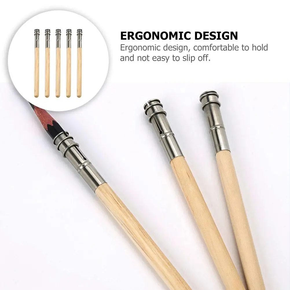 Pencil Drawing Lengthener Lightweight Metal Holder Practical Storage Pencil Holder Office Students Artists