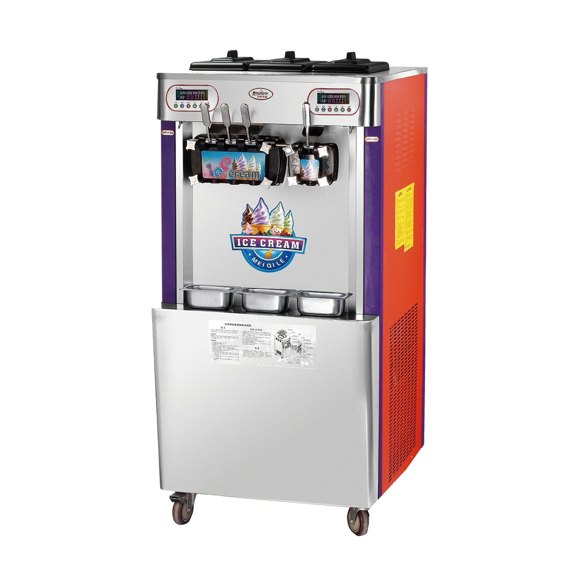 commercial ice cream machine soft ice cream machine gelato maker for sale