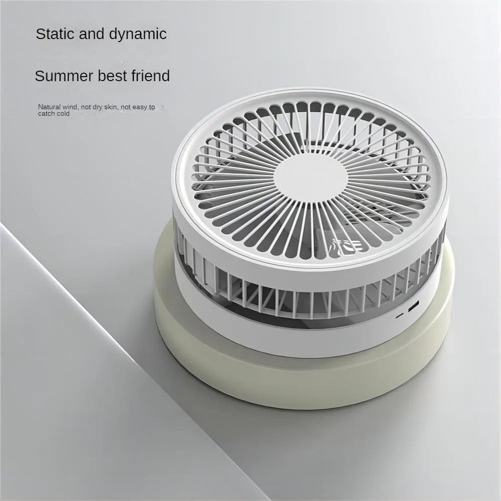 

Портативный настольный вентилятор, 4 скорости, перезаряжаемый через USB, складной, с регулируемой высотой, тихий мини-вентилятор для спальни, путешествий, офиса
