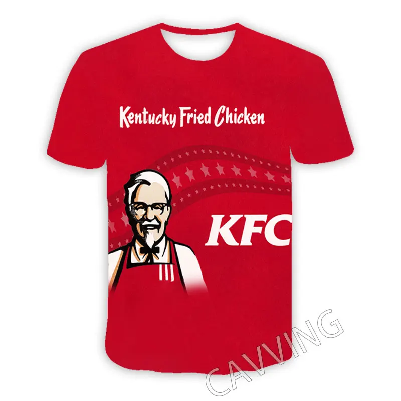 New Fashion Women/Men's 3D Print  Funny KFC  Casual T-shirts  Hip Hop Tshirts Harajuku Styles Tops Clothing